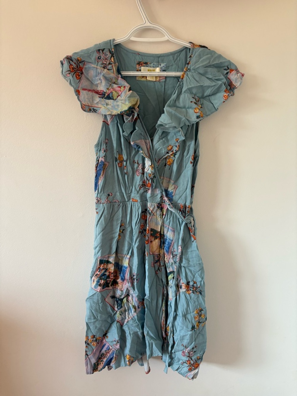 Anthropologie Maeve 'Rosalia' wrap dress 8